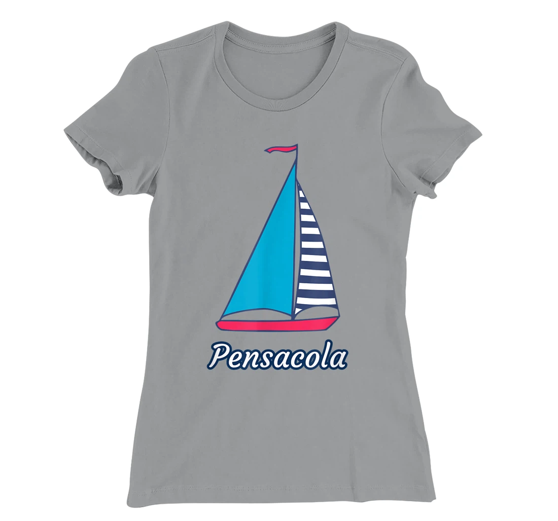 Pensacola Sailing Sail Boat Nautical Regatta T-Shirt, Kid T-Shirt and Women T-Shirt