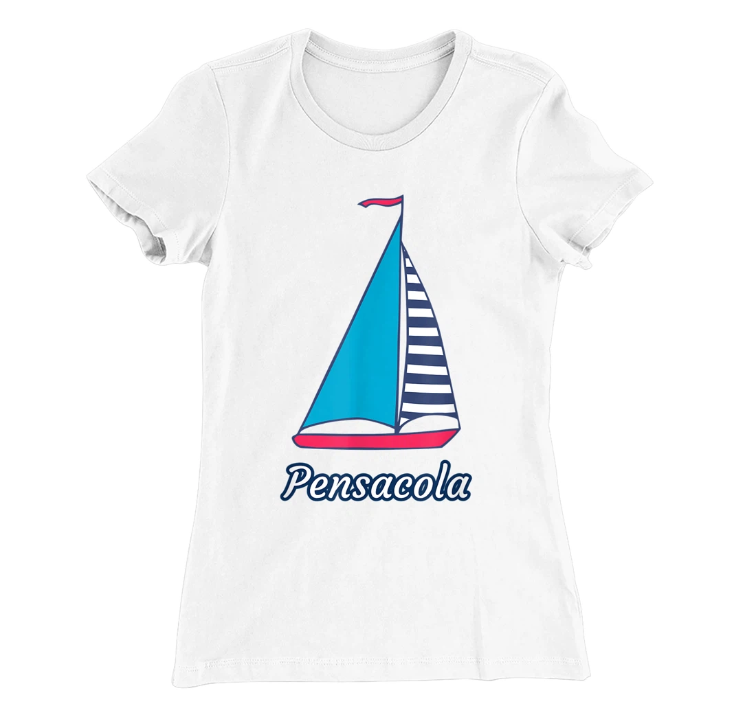 Pensacola Sailing Sail Boat Nautical Regatta T-Shirt, Kid T-Shirt and Women T-Shirt