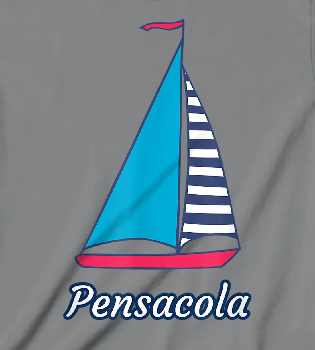 Pensacola Sailing Sail Boat Nautical Regatta T-Shirt, Kid T-Shirt and Women T-Shirt