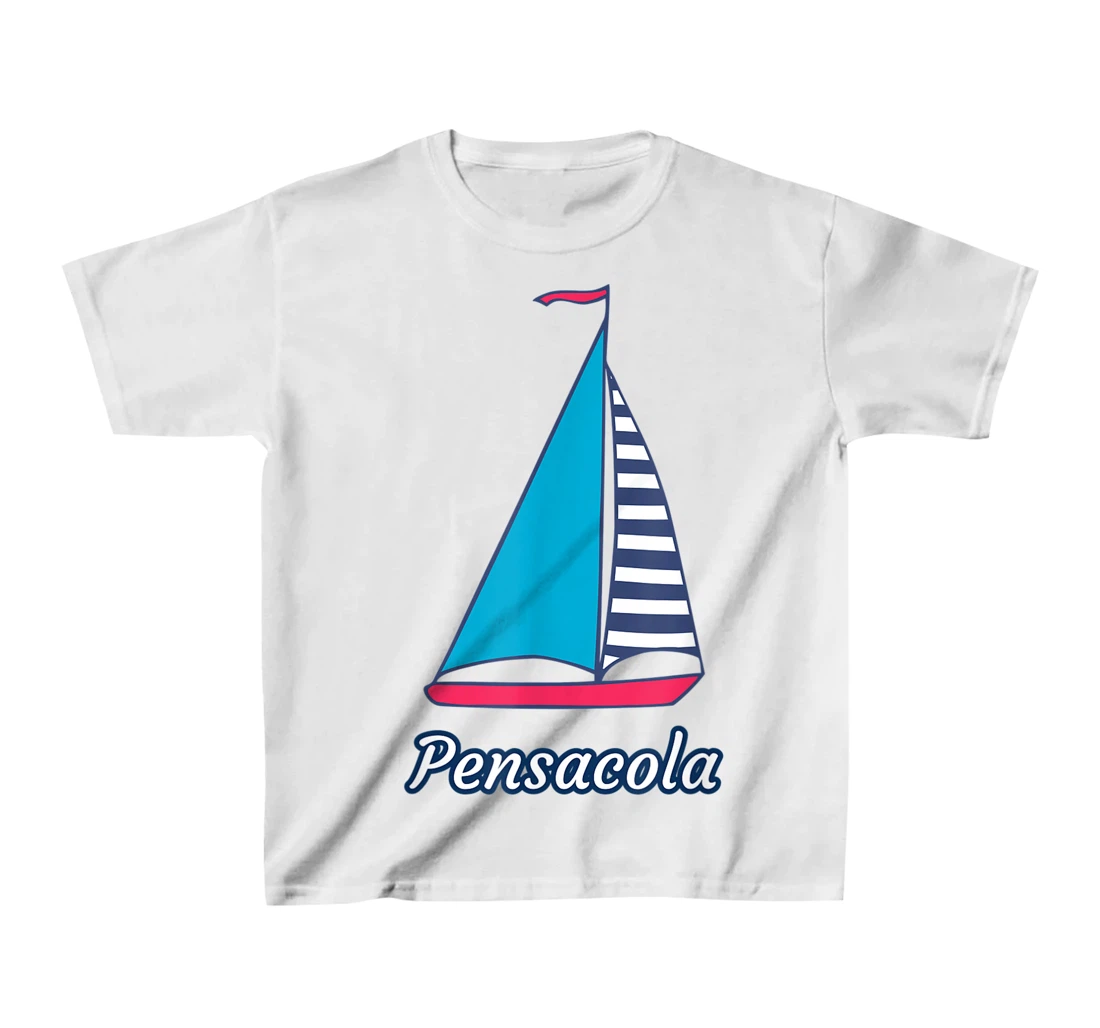 Pensacola Sailing Sail Boat Nautical Regatta T-Shirt, Kid T-Shirt and Women T-Shirt
