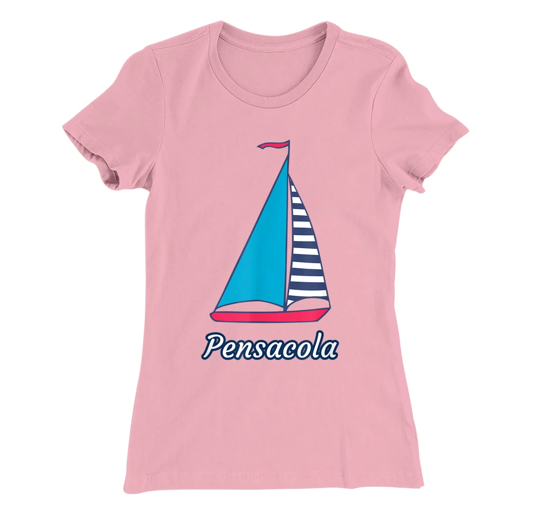 Pensacola Sailing Sail Boat Nautical Regatta T-Shirt, Kid T-Shirt and Women T-Shirt