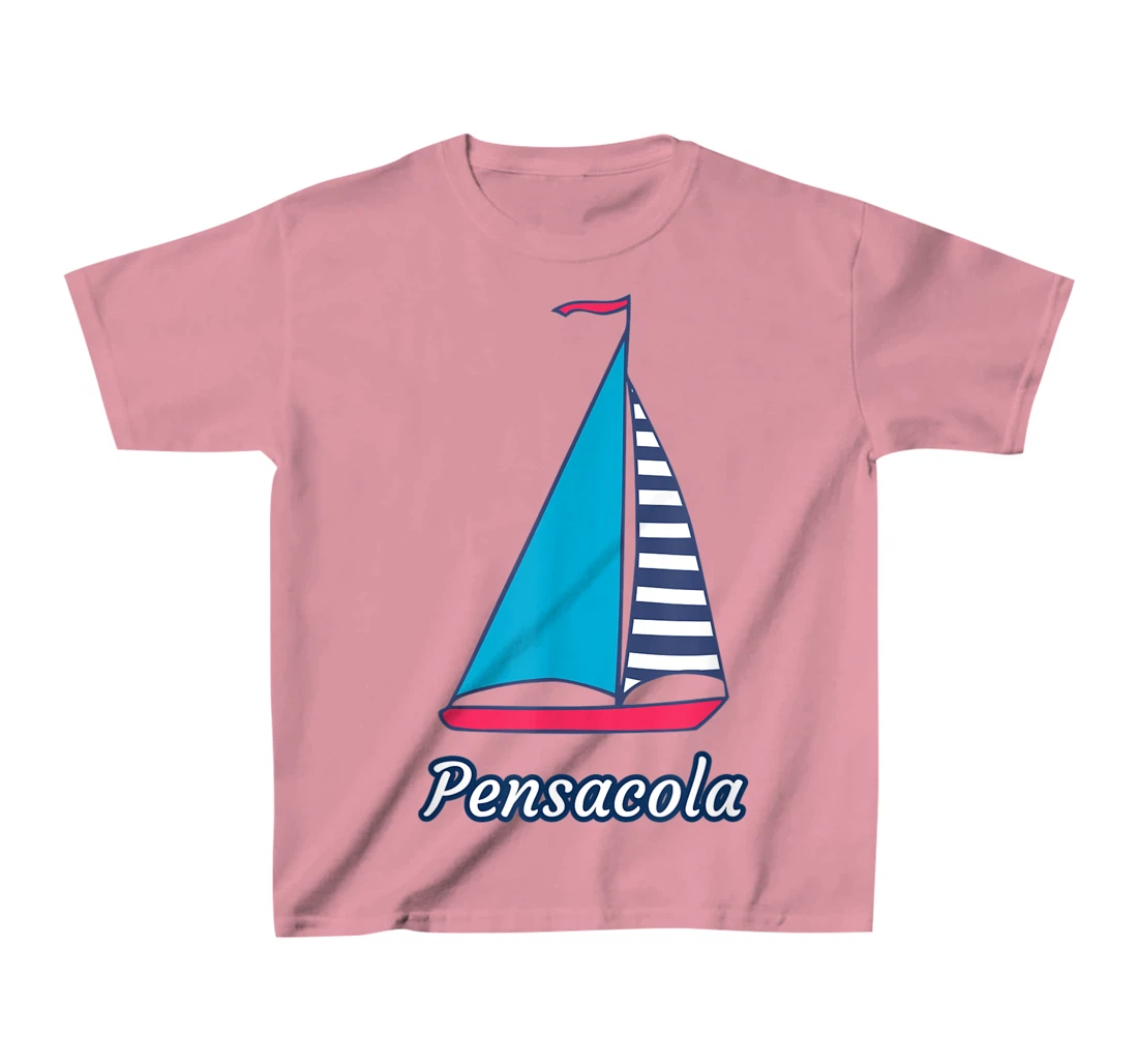 Pensacola Sailing Sail Boat Nautical Regatta T-Shirt, Kid T-Shirt and Women T-Shirt