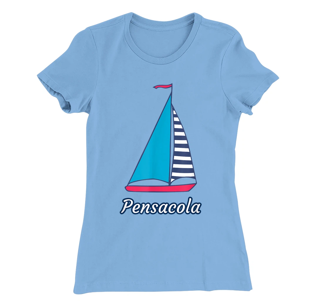 Pensacola Sailing Sail Boat Nautical Regatta T-Shirt, Kid T-Shirt and Women T-Shirt