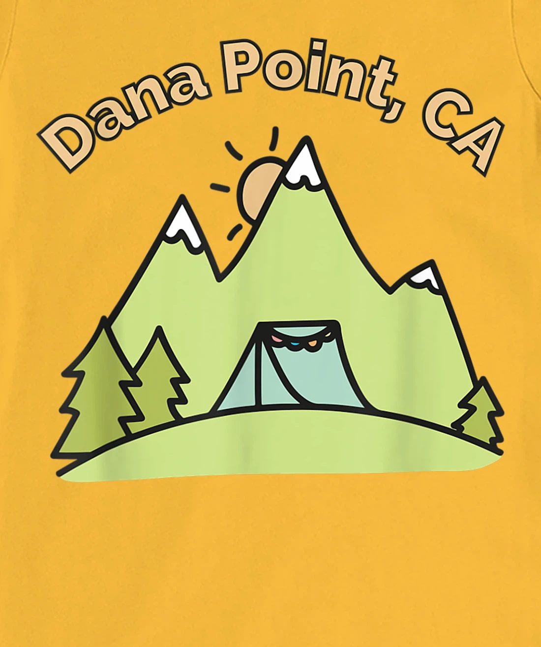 Womens Dana Point CA Mountains Hiking Climbing Camping & Outdoors T-Shirt, Kid T-Shirt and Women T-Shirt