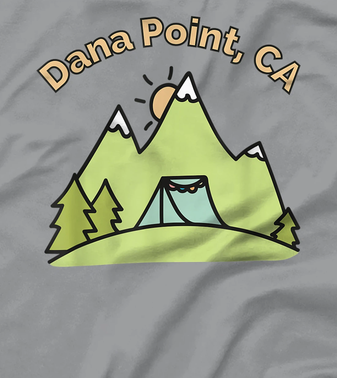 Womens Dana Point CA Mountains Hiking Climbing Camping & Outdoors T-Shirt, Kid T-Shirt and Women T-Shirt