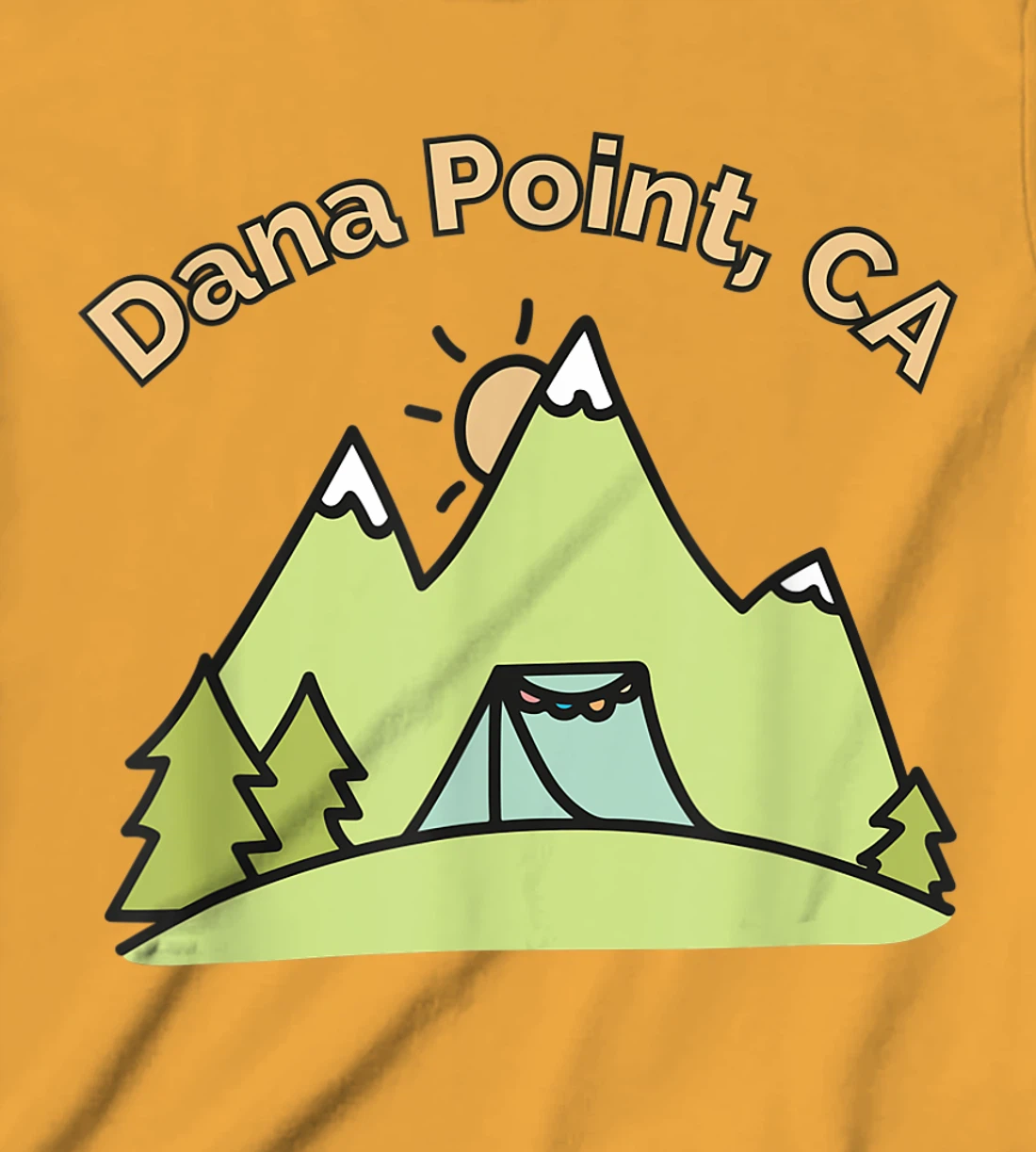 Womens Dana Point CA Mountains Hiking Climbing Camping & Outdoors T-Shirt, Kid T-Shirt and Women T-Shirt