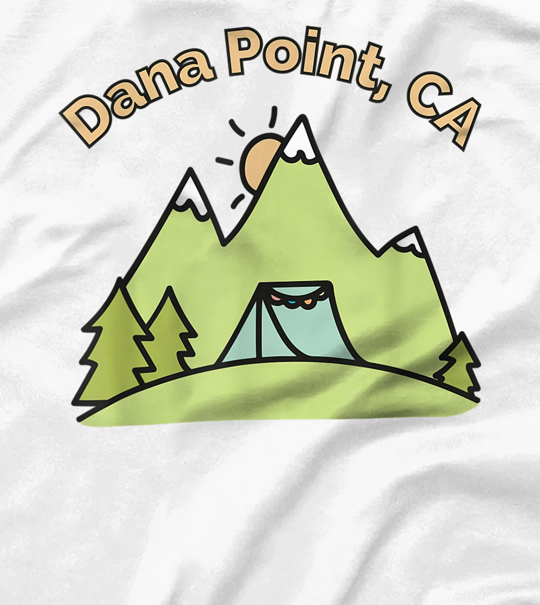 Womens Dana Point CA Mountains Hiking Climbing Camping & Outdoors T-Shirt, Kid T-Shirt and Women T-Shirt