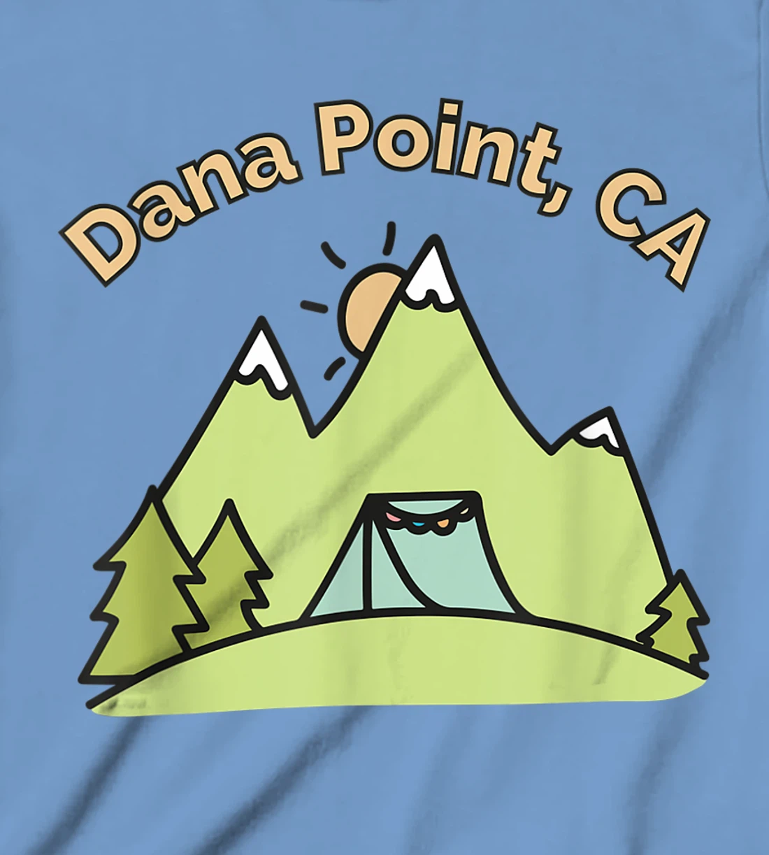 Womens Dana Point CA Mountains Hiking Climbing Camping & Outdoors T-Shirt, Kid T-Shirt and Women T-Shirt