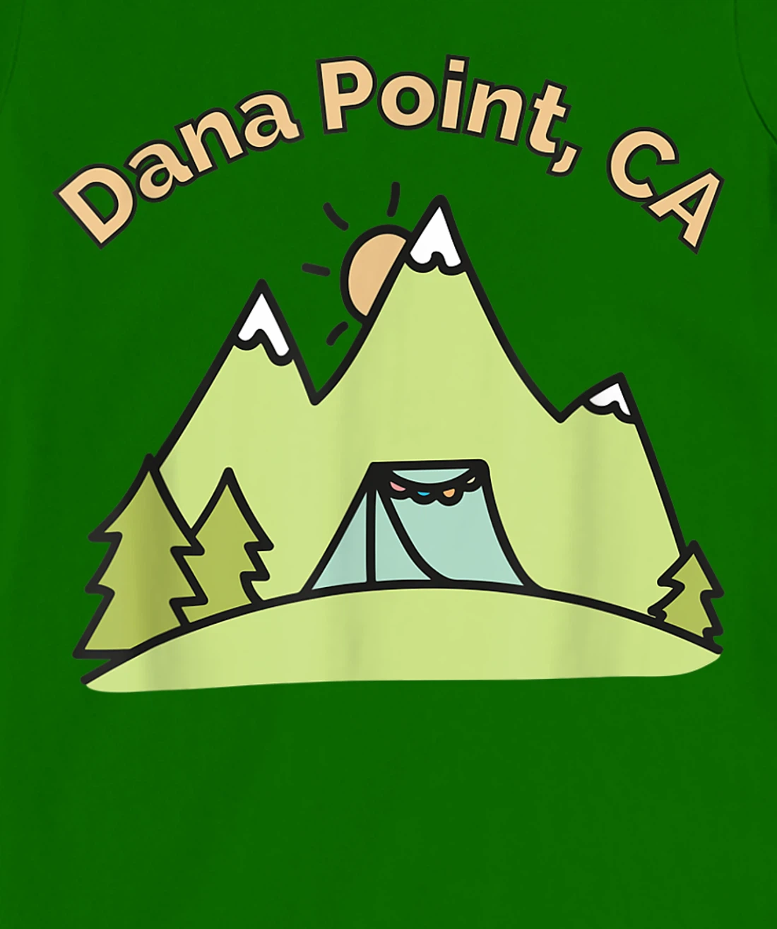 Womens Dana Point CA Mountains Hiking Climbing Camping & Outdoors T-Shirt, Kid T-Shirt and Women T-Shirt