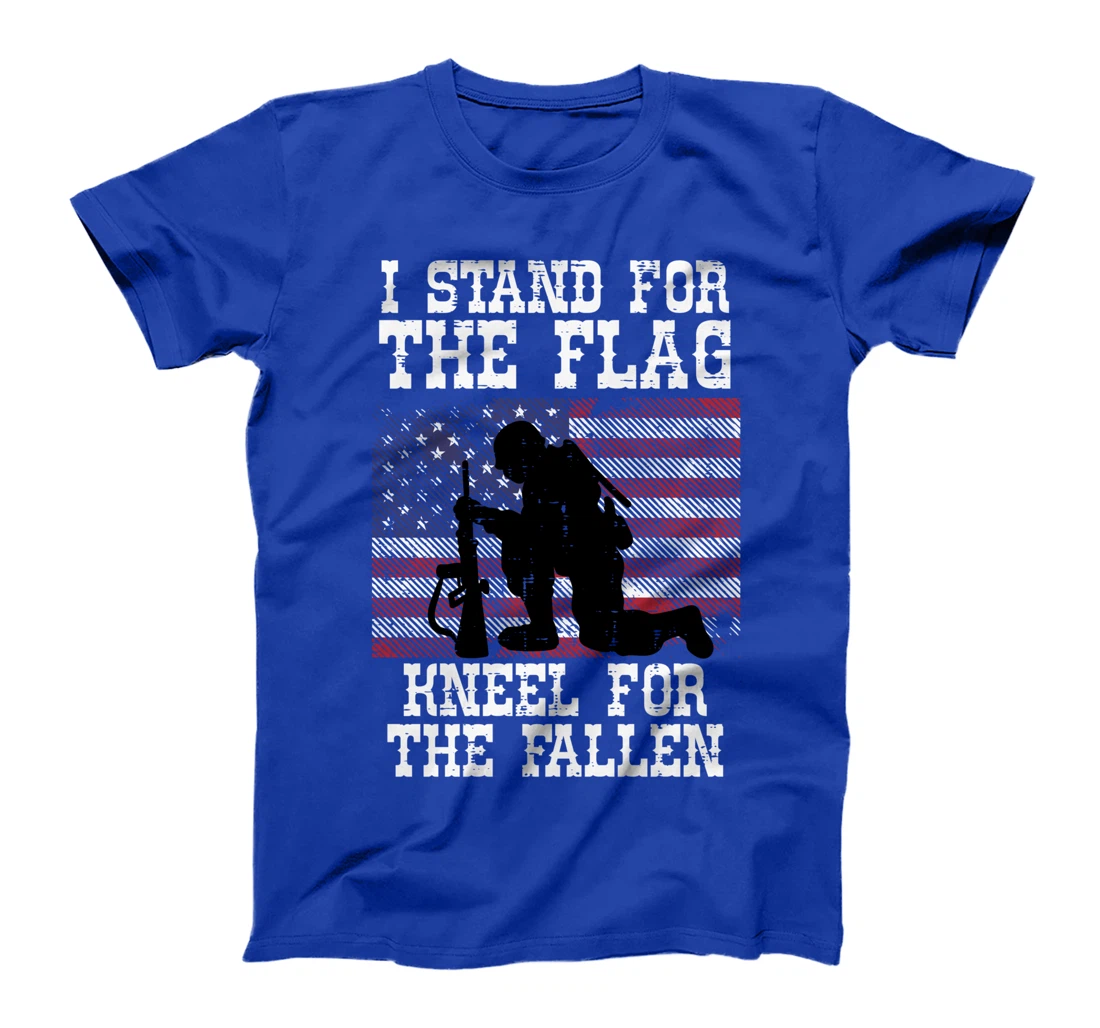 I Stand For The Flag Knee For Fallen Soldier Memorial Day T-Shirt
