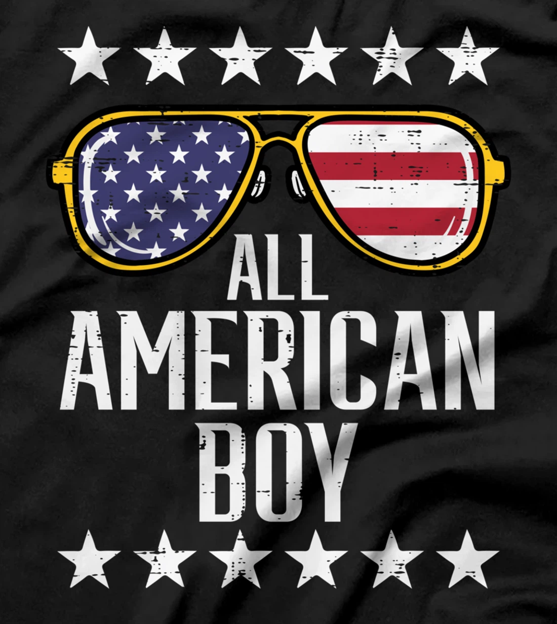 All American Boy 4th Of July Memorial Day Matching Family T-Shirt