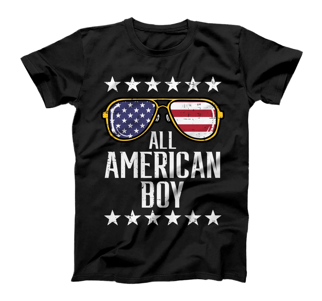 All American Boy 4th Of July Memorial Day Matching Family T-Shirt