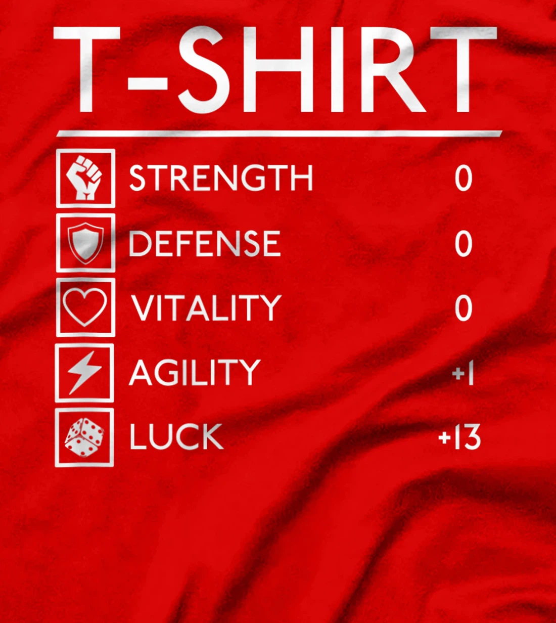 Funny Lucky RPG FRP Armor Gamer Stats board fantasy outfit T-Shirt, Women T-Shirt