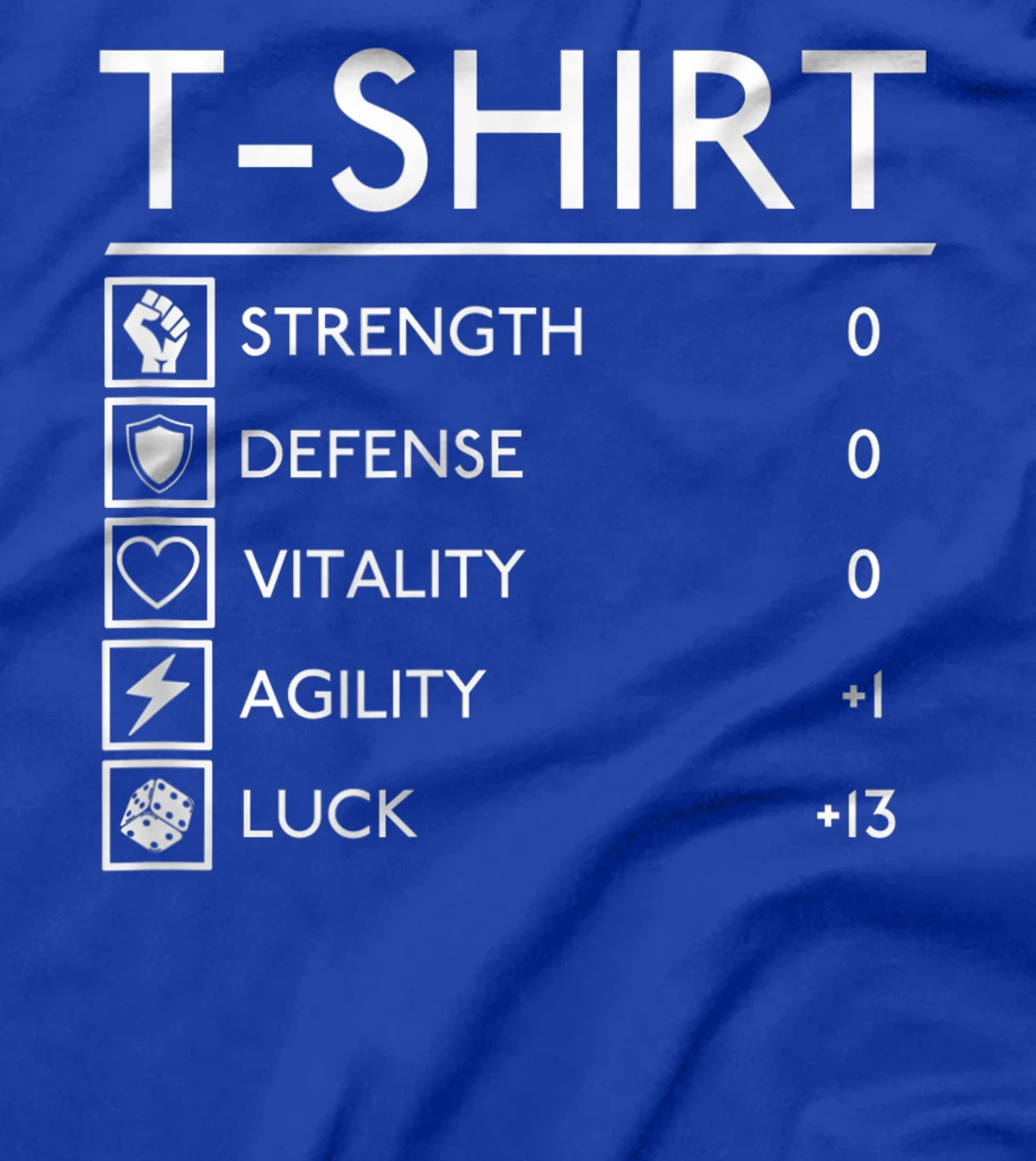 Funny Lucky RPG FRP Armor Gamer Stats board fantasy outfit T-Shirt, Women T-Shirt