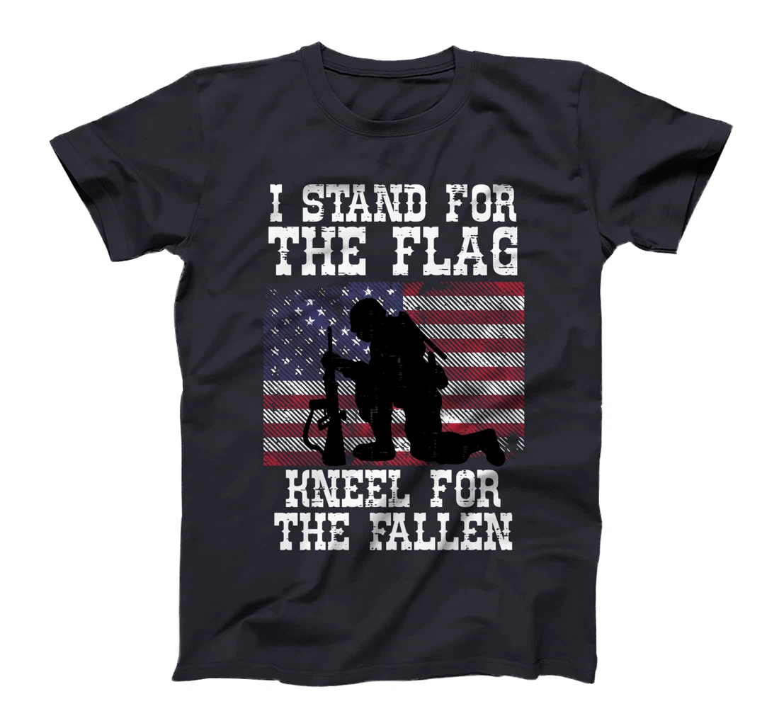 I Stand For The Flag Knee For Fallen Soldier Memorial Day T-Shirt
