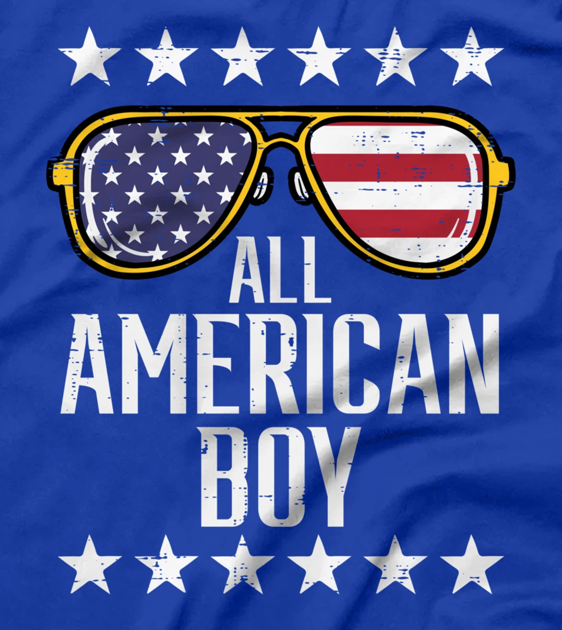 All American Boy 4th Of July Memorial Day Matching Family T-Shirt