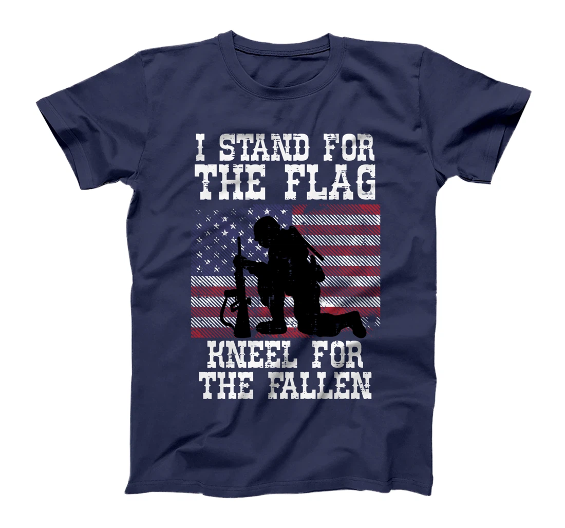 I Stand For The Flag Knee For Fallen Soldier Memorial Day T-Shirt