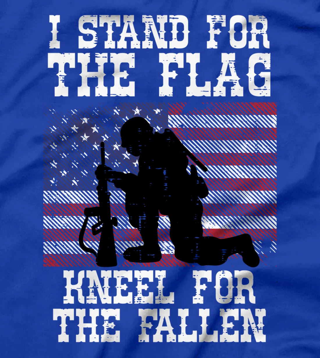 I Stand For The Flag Knee For Fallen Soldier Memorial Day T-Shirt