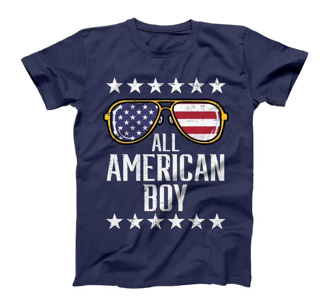 All American Boy 4th Of July Memorial Day Matching Family T-Shirt