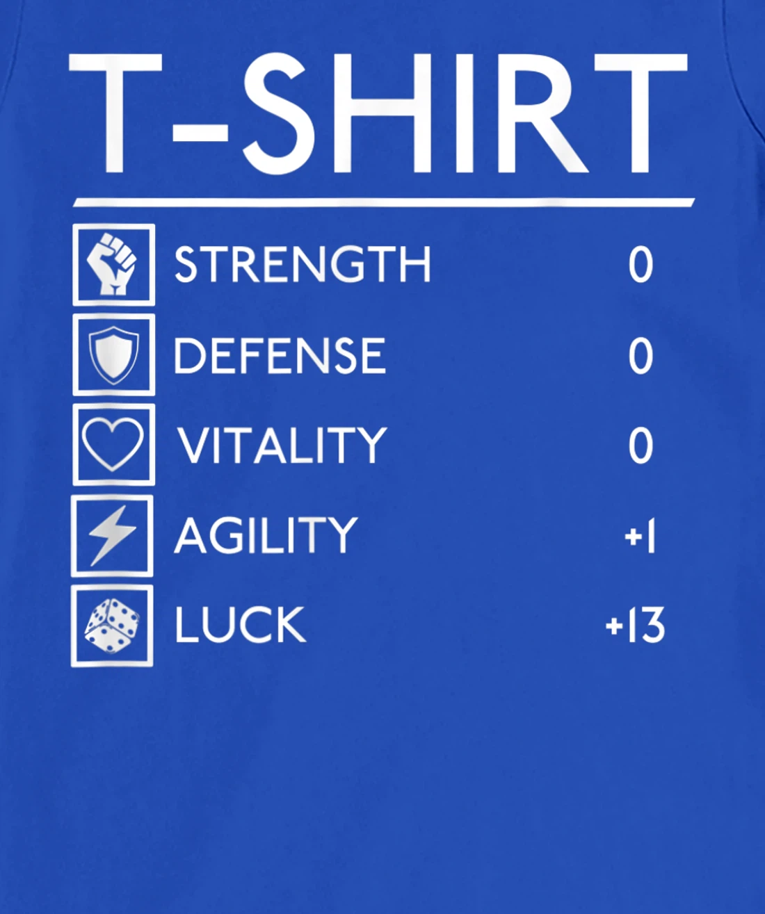 Funny Lucky RPG FRP Armor Gamer Stats board fantasy outfit T-Shirt, Women T-Shirt