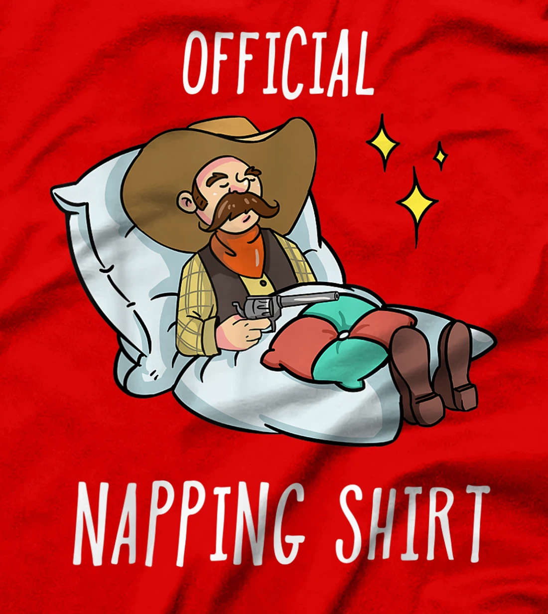 Sleeping Cowboy Pajamas Sleepyhead T-Shirt, Kid T-Shirt and Women T-Shirt