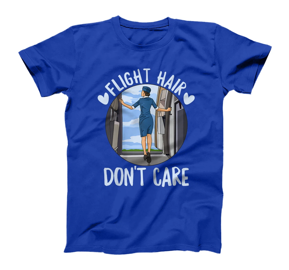 Flight Hair - Don't care Quote for a Flight Attendant T-Shirt, Women T-Shirt