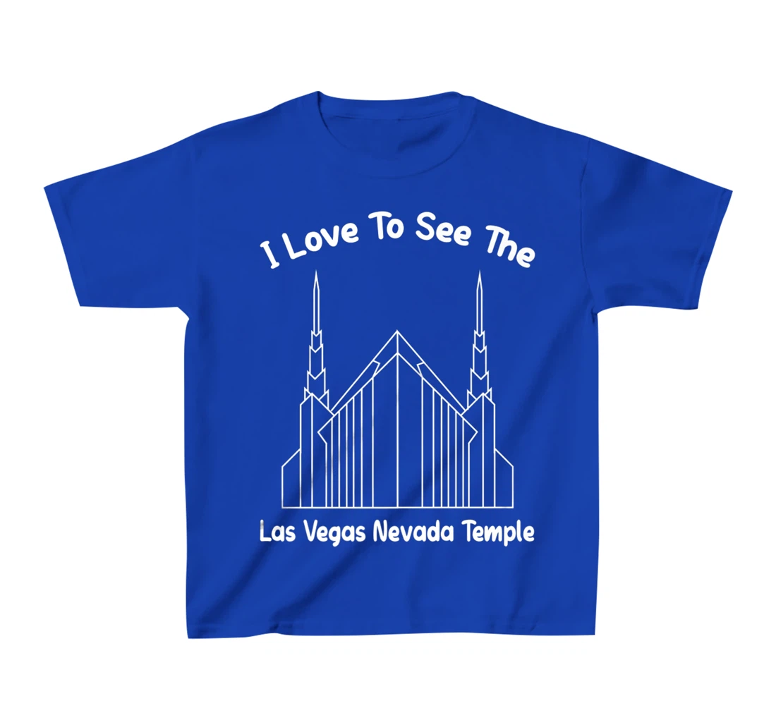 Las Vegas NV Temple, I love to see my temple, primary T-Shirt, Kid T-Shirt and Women T-Shirt