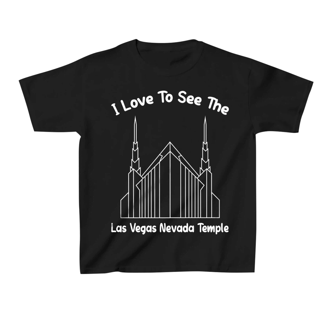 Las Vegas NV Temple, I love to see my temple, primary T-Shirt, Kid T-Shirt and Women T-Shirt