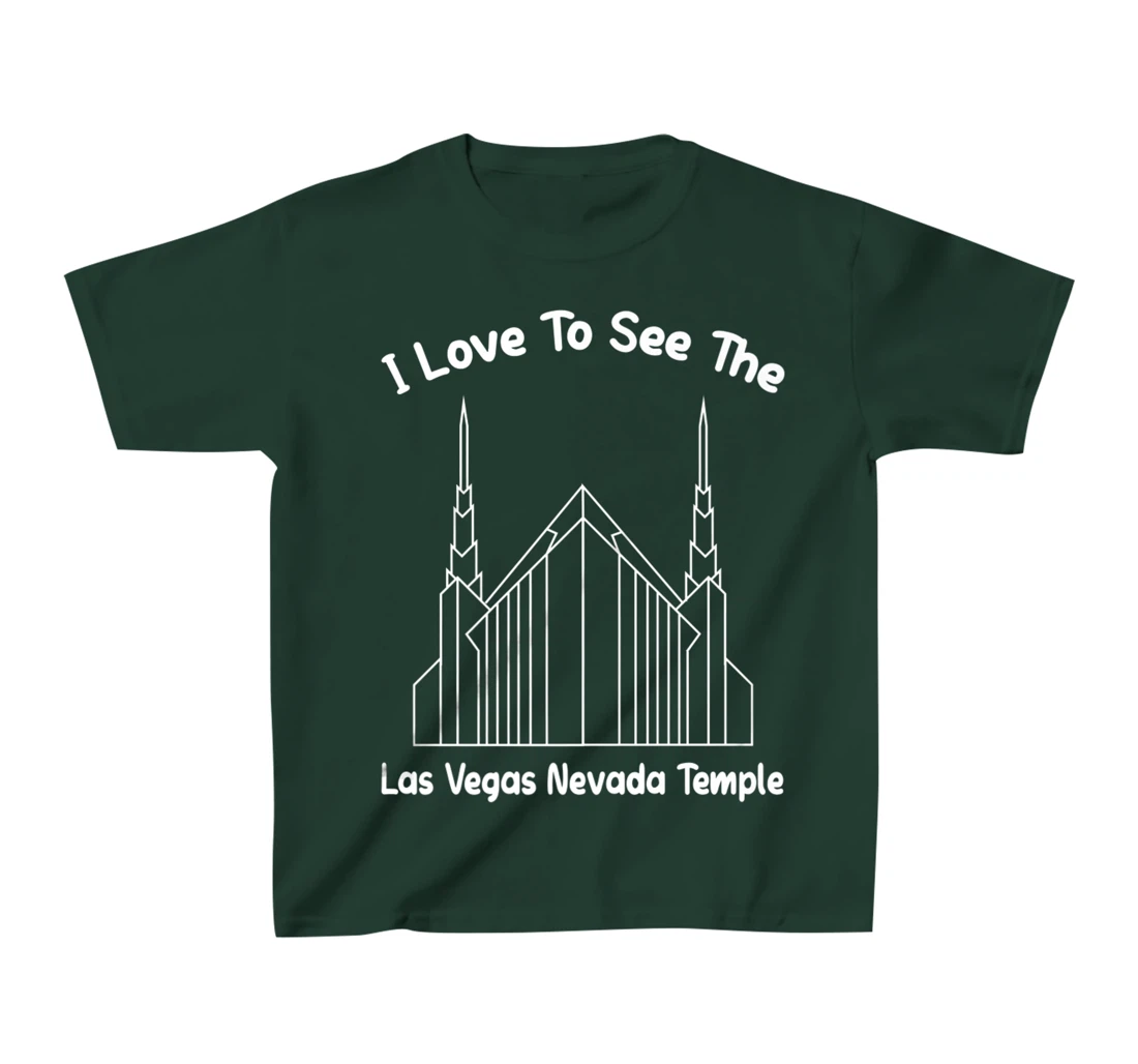 Las Vegas NV Temple, I love to see my temple, primary T-Shirt, Kid T-Shirt and Women T-Shirt
