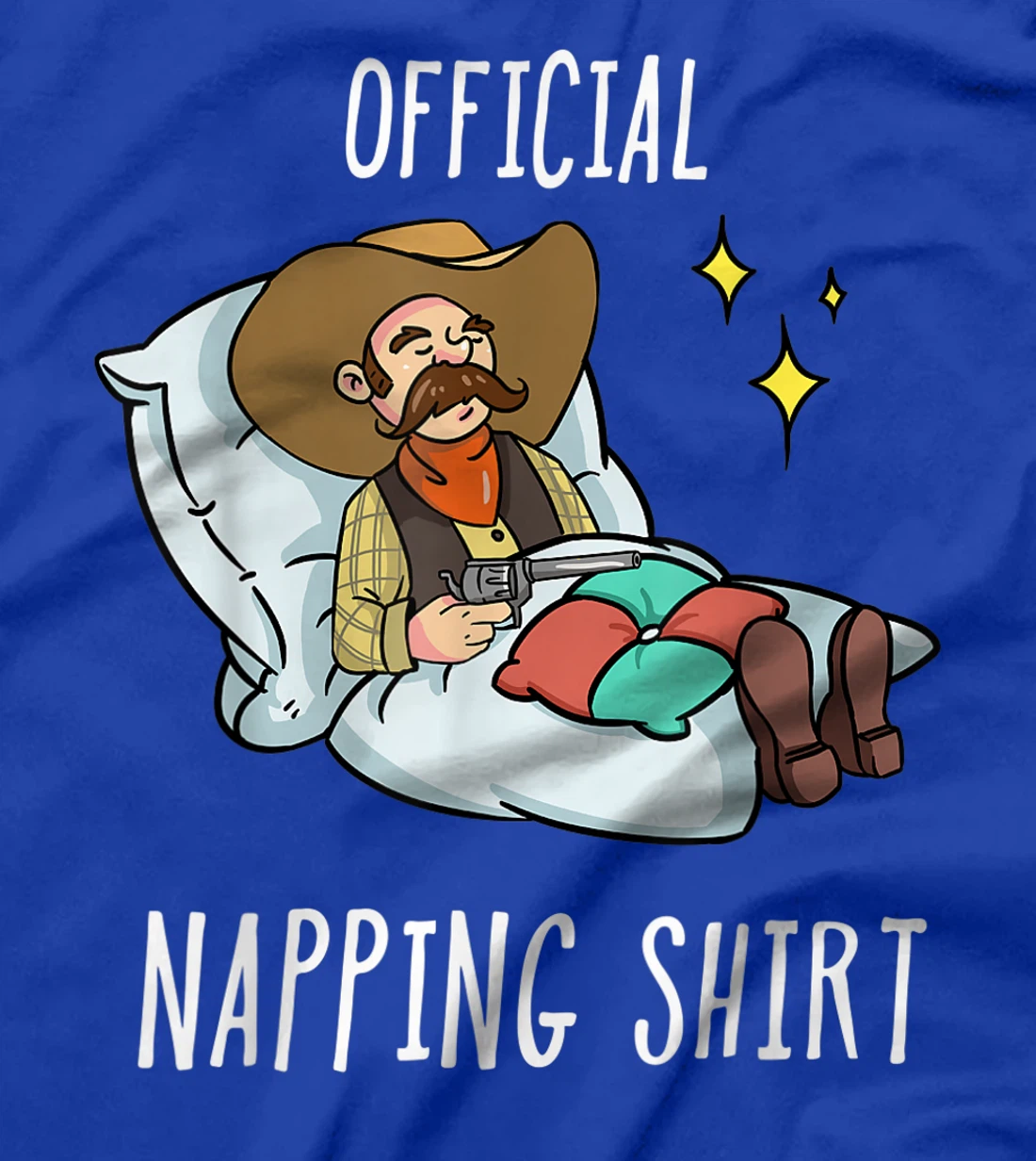 Sleeping Cowboy Pajamas Sleepyhead T-Shirt, Kid T-Shirt and Women T-Shirt