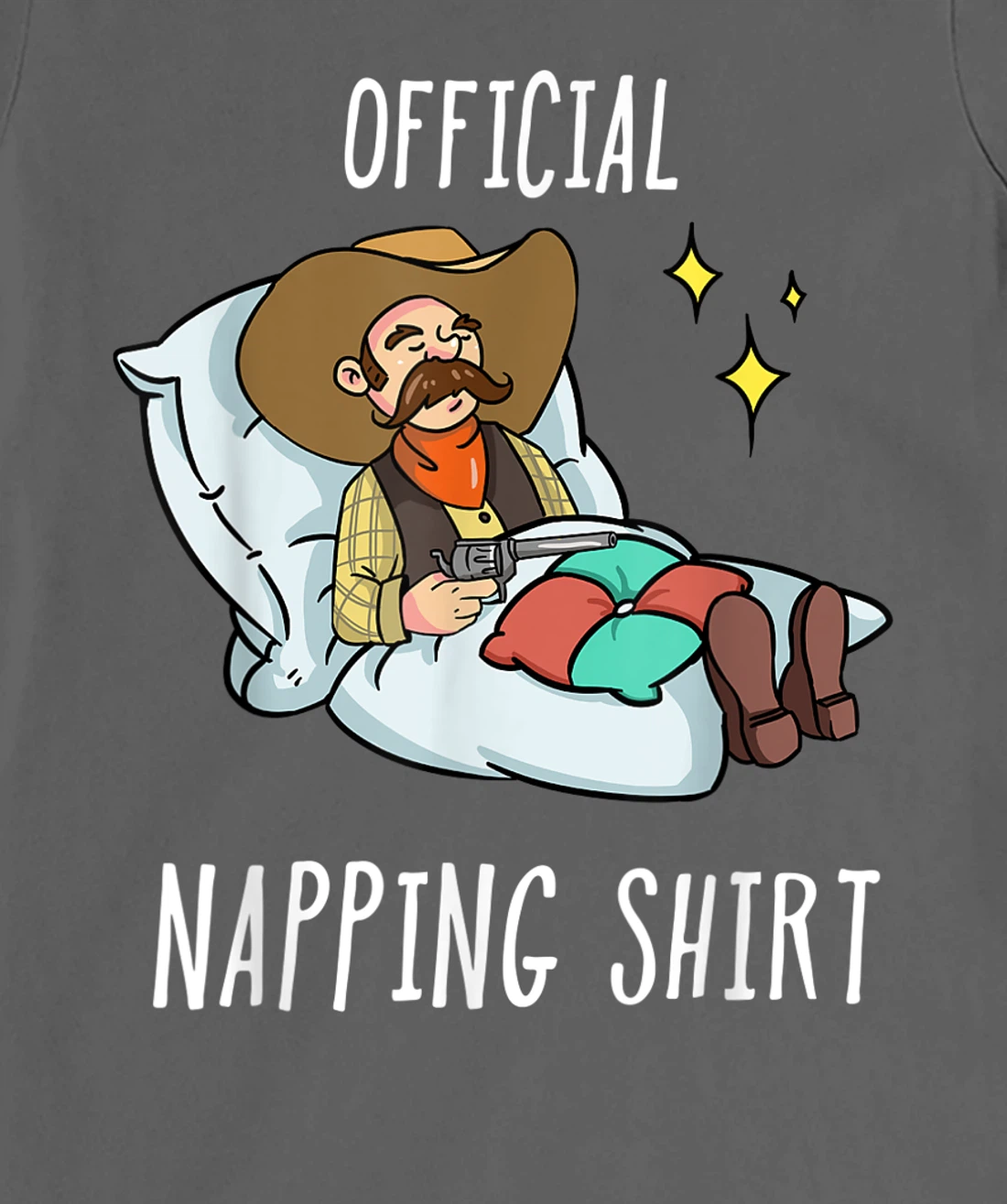 Sleeping Cowboy Pajamas Sleepyhead T-Shirt, Kid T-Shirt and Women T-Shirt
