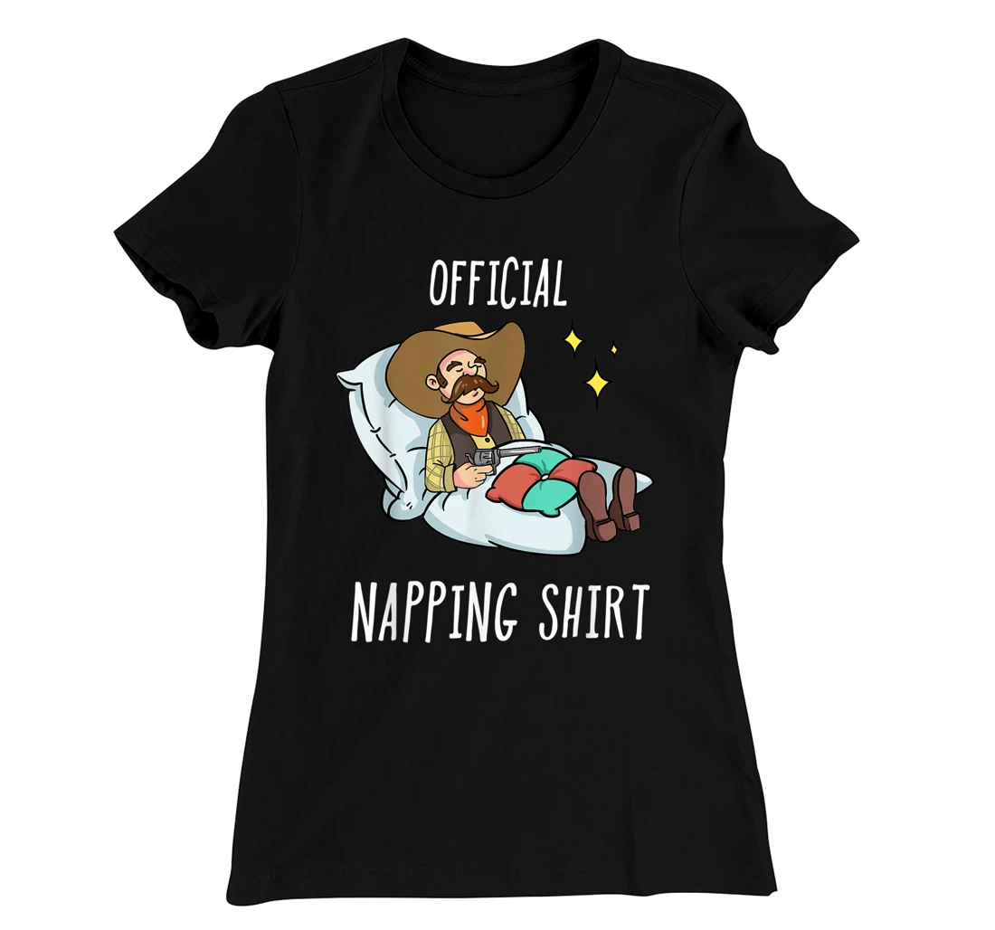Sleeping Cowboy Pajamas Sleepyhead T-Shirt, Kid T-Shirt and Women T-Shirt