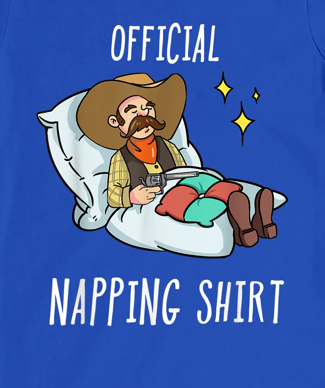 Sleeping Cowboy Pajamas Sleepyhead T-Shirt, Kid T-Shirt and Women T-Shirt