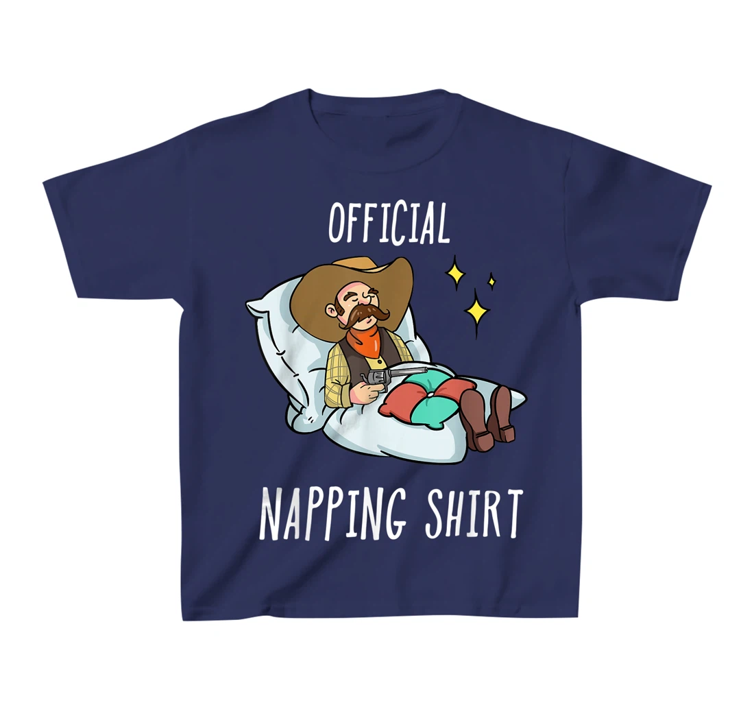 Sleeping Cowboy Pajamas Sleepyhead T-Shirt, Kid T-Shirt and Women T-Shirt