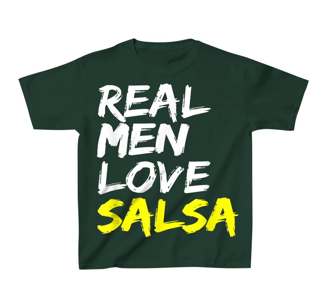 Salsa Dancer Dance Partner Mens Outfit Real Men Love Salsa T-Shirt, Kid T-Shirt