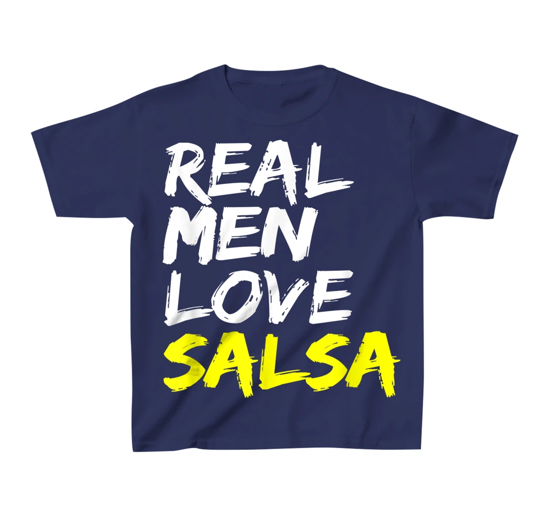 Salsa Dancer Dance Partner Mens Outfit Real Men Love Salsa T-Shirt, Kid T-Shirt
