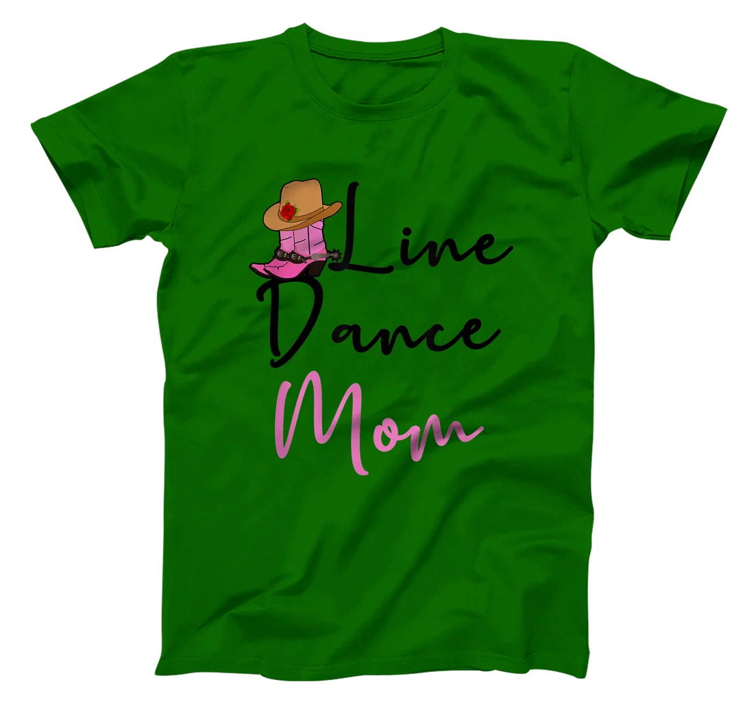 Line Dance Mom Country Music Western Dancer Cowgirl Mother T-Shirt, Women T-Shirt