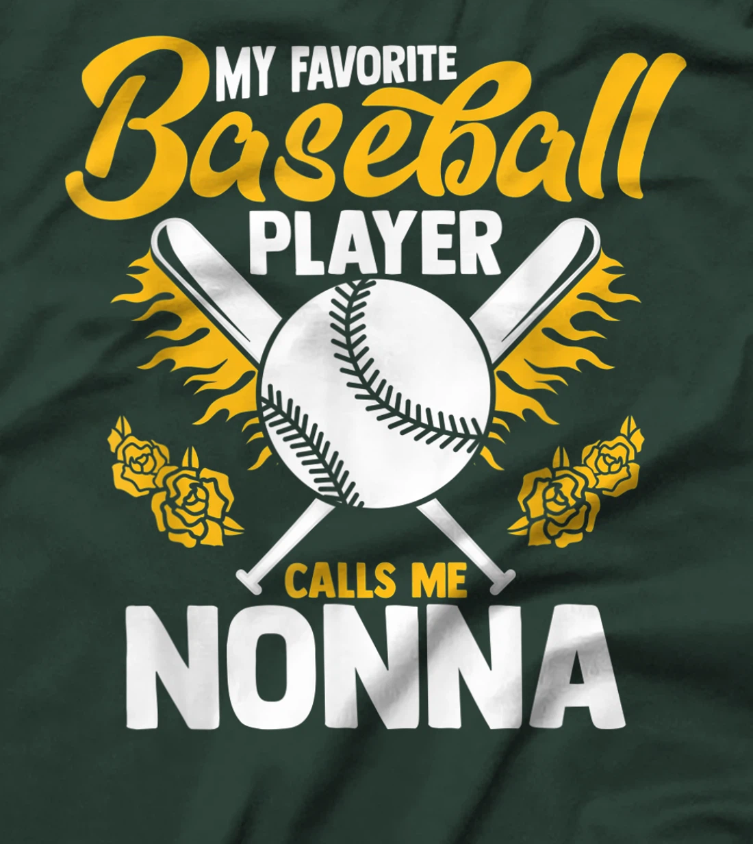 My Favorite Baseball Player Calls Me Nonna Granny T-Shirt, Women T-Shirt