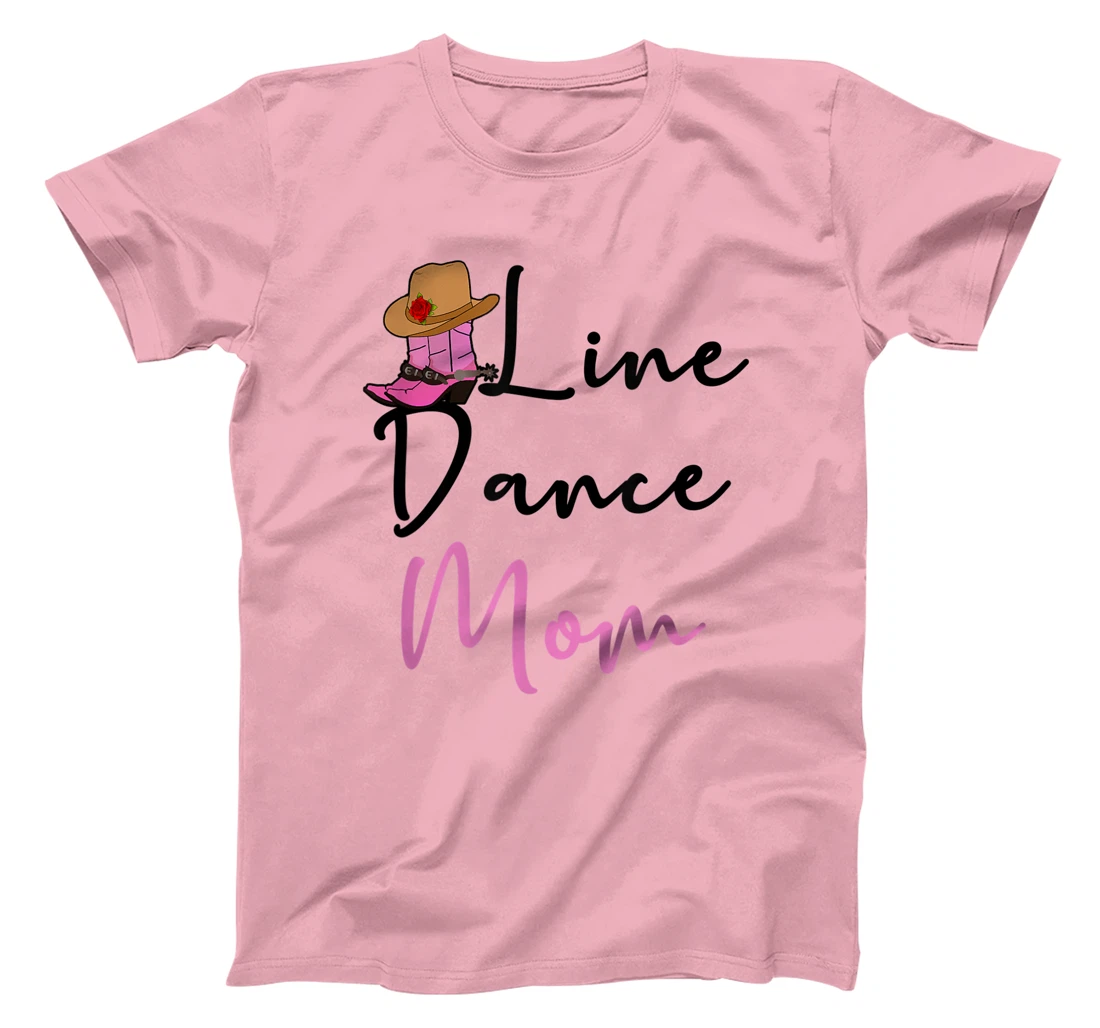 Line Dance Mom Country Music Western Dancer Cowgirl Mother T-Shirt, Women T-Shirt