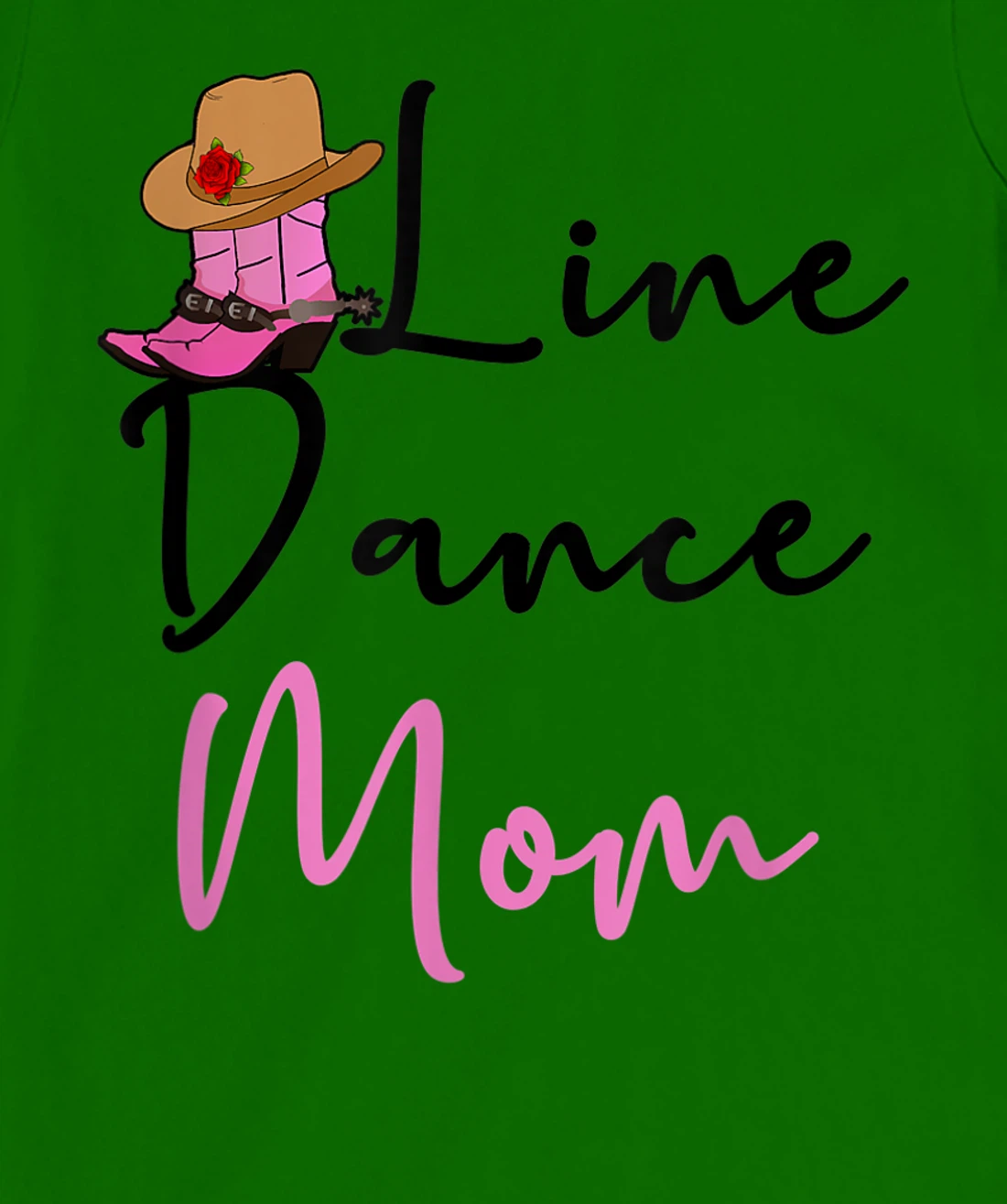 Line Dance Mom Country Music Western Dancer Cowgirl Mother T-Shirt, Women T-Shirt