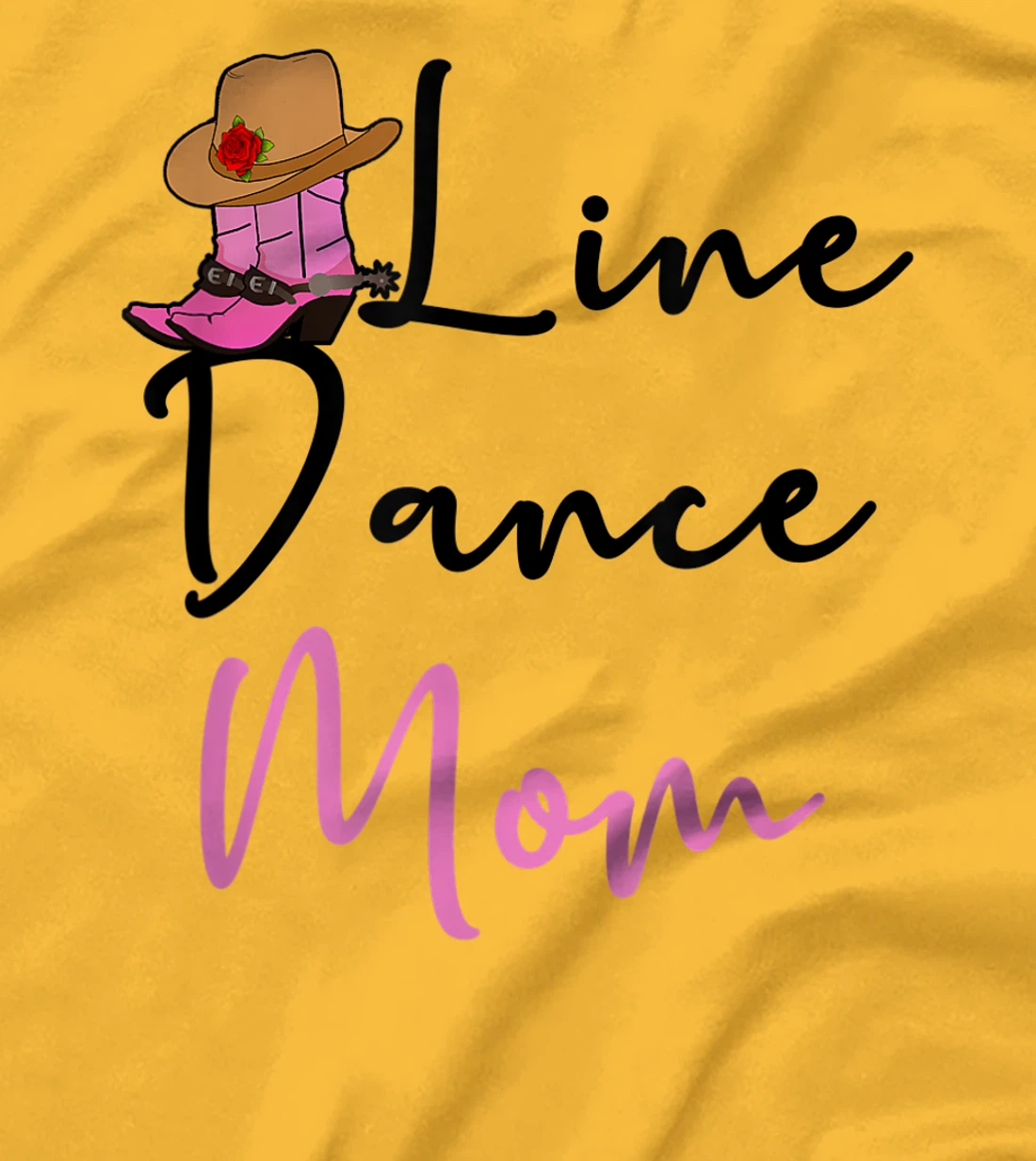 Line Dance Mom Country Music Western Dancer Cowgirl Mother T-Shirt, Women T-Shirt