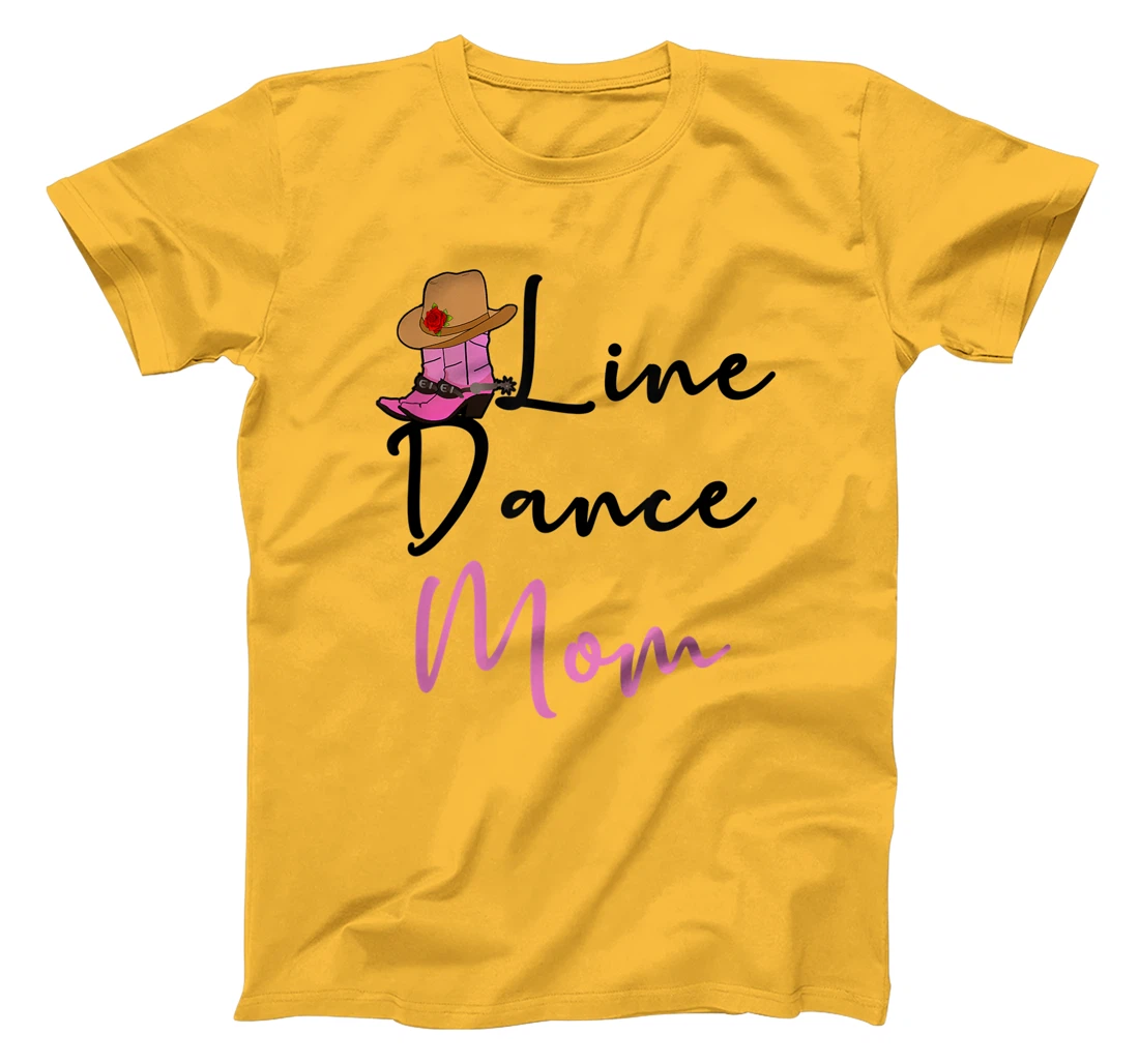 Line Dance Mom Country Music Western Dancer Cowgirl Mother T-Shirt, Women T-Shirt