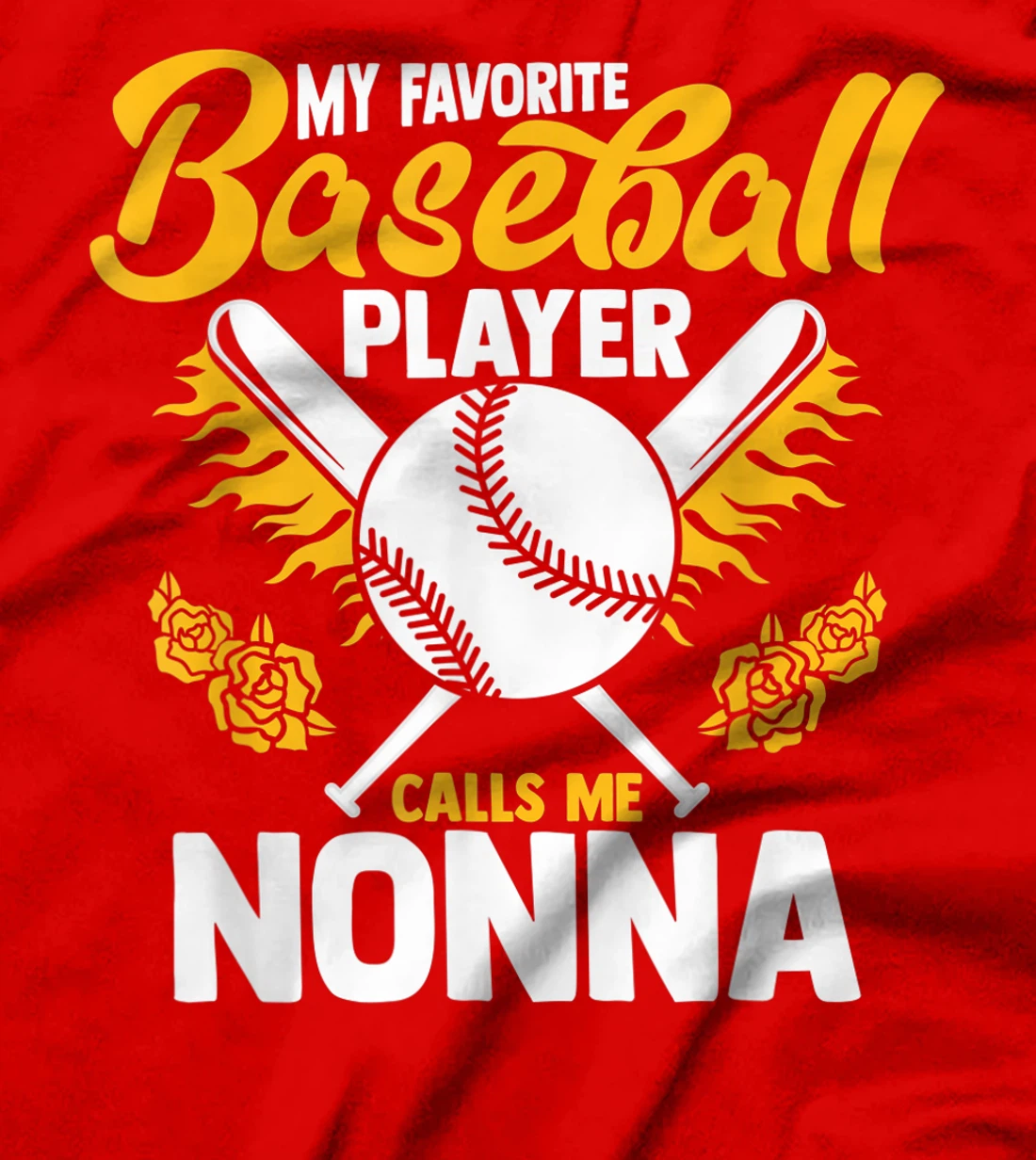 My Favorite Baseball Player Calls Me Nonna Granny T-Shirt, Women T-Shirt