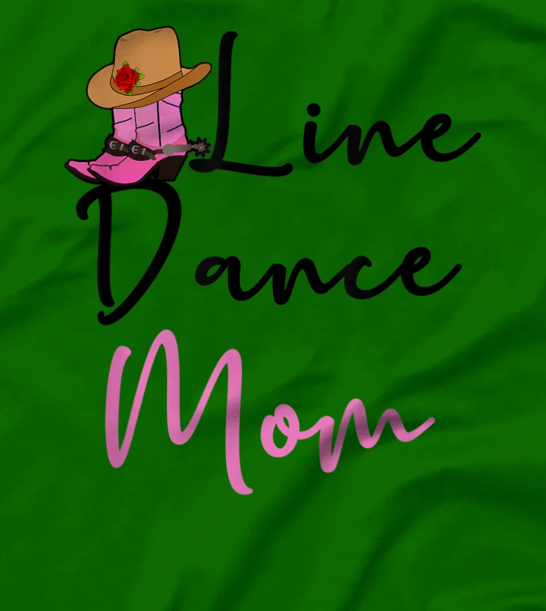 Line Dance Mom Country Music Western Dancer Cowgirl Mother T-Shirt, Women T-Shirt