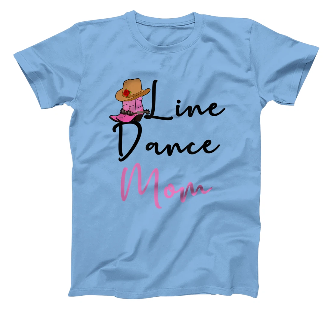 Line Dance Mom Country Music Western Dancer Cowgirl Mother T-Shirt, Women T-Shirt
