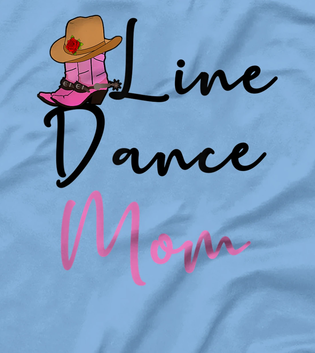 Line Dance Mom Country Music Western Dancer Cowgirl Mother T-Shirt, Women T-Shirt