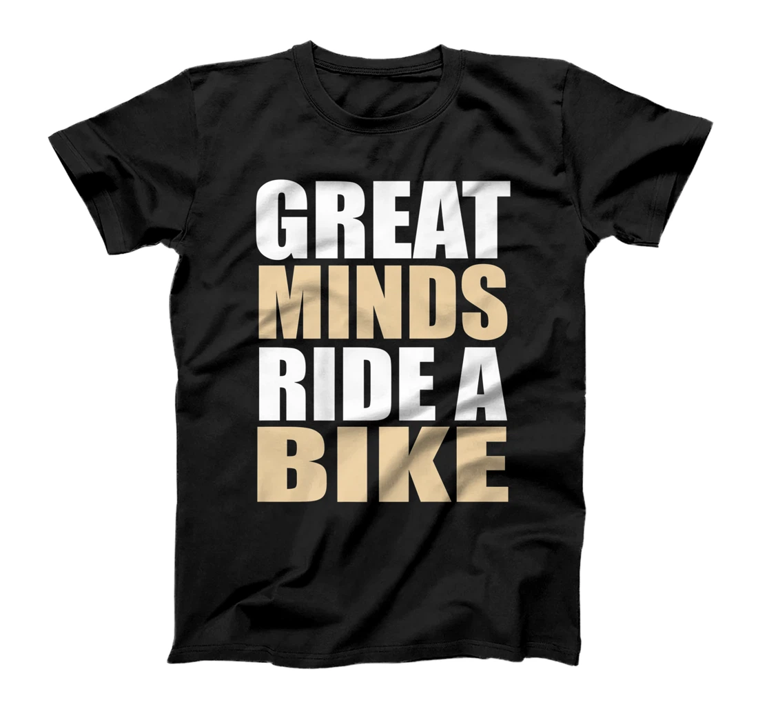 Great Minds Ride A Bike - Cyclist Mountain Biker EBike T-Shirt, Women T-Shirt