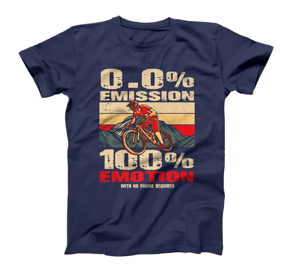 Mountain bike electric bike - 0% emission 100% emotion T-Shirt, Women T-Shirt