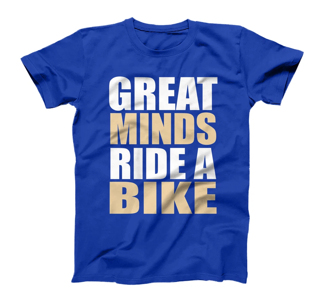 Great Minds Ride A Bike - Cyclist Mountain Biker EBike T-Shirt, Women T-Shirt
