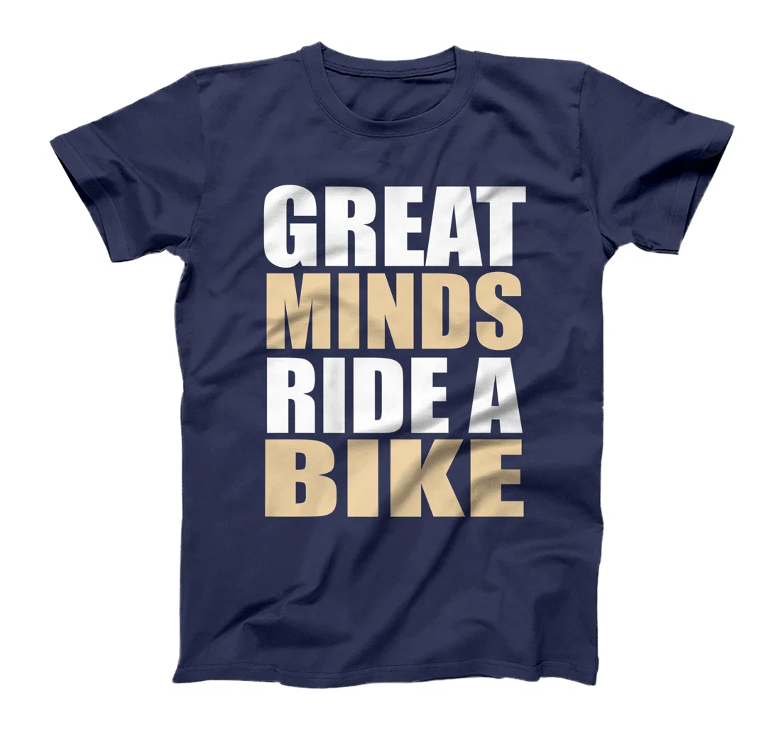 Great Minds Ride A Bike - Cyclist Mountain Biker EBike T-Shirt, Women T-Shirt